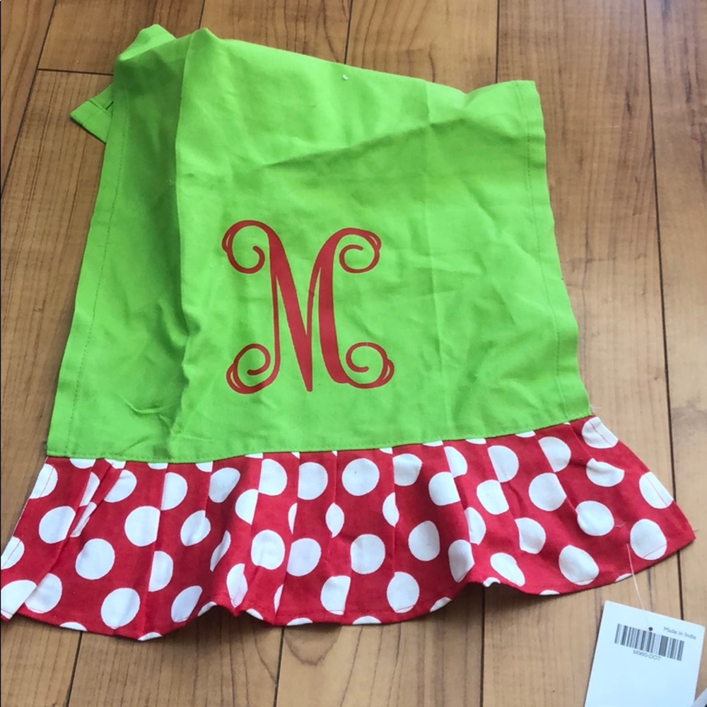 M monogram towel